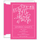 Raspberry Lets Party Invitations Image 1 of 4